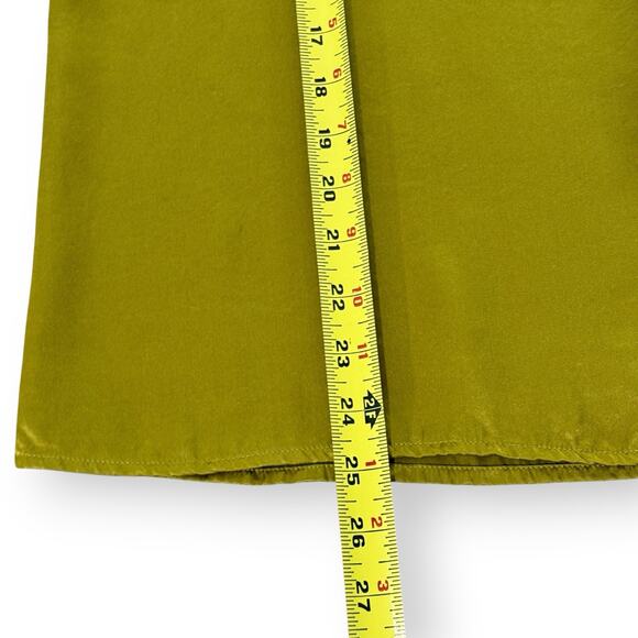 J. Jill Womens Green Sleeveless 100% Silk Tank Top XS Scoop Neck Quiet Luxury - Picture 9 of 9